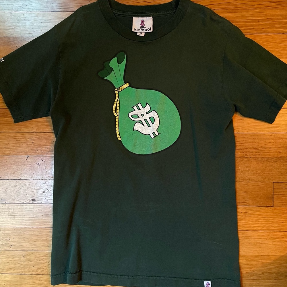 Kidrobot Money Bag t-shirt, size S